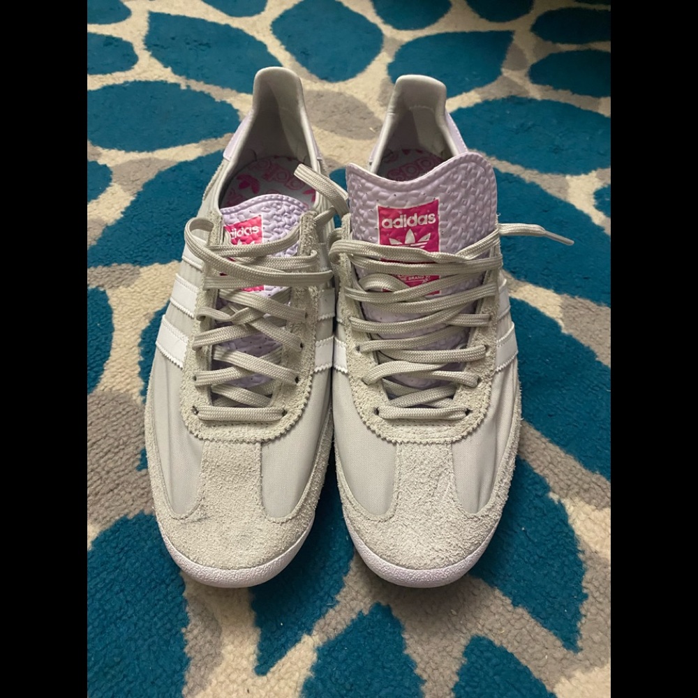 Adidas Originals SL 72 White Pink Gray Women’s Shoes 8.5